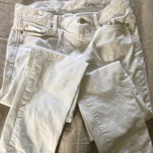 Gap Women's White denim jeans, size 27R